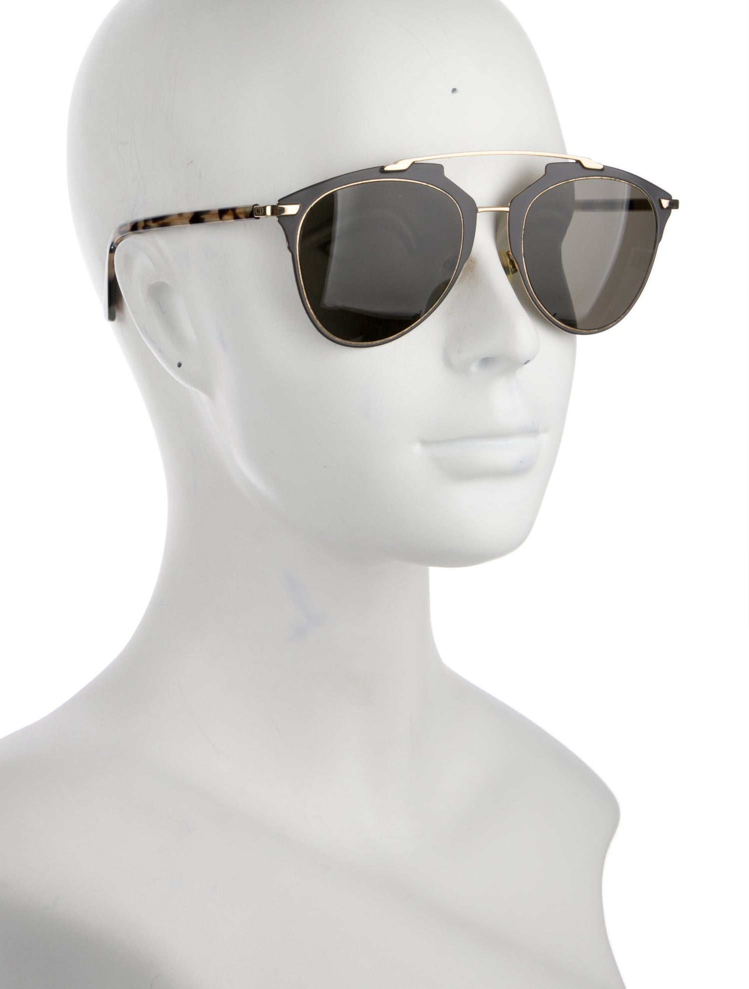 Christian Dior Aviator Tinted Sunglasses